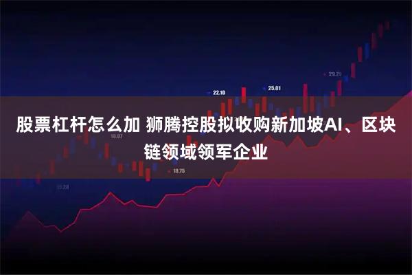 股票杠杆怎么加 狮腾控股拟收购新加坡AI、区块链领域领军企业